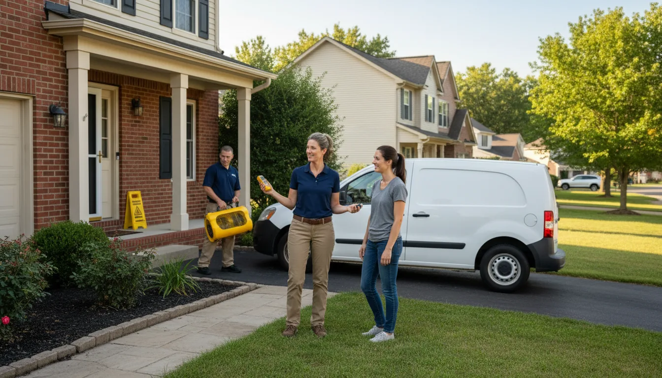 Residential water damage restoration in Cicero, IL
